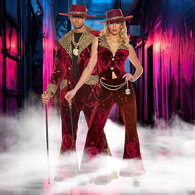 Sexy Top Dollar Costume Costume Women, Red
