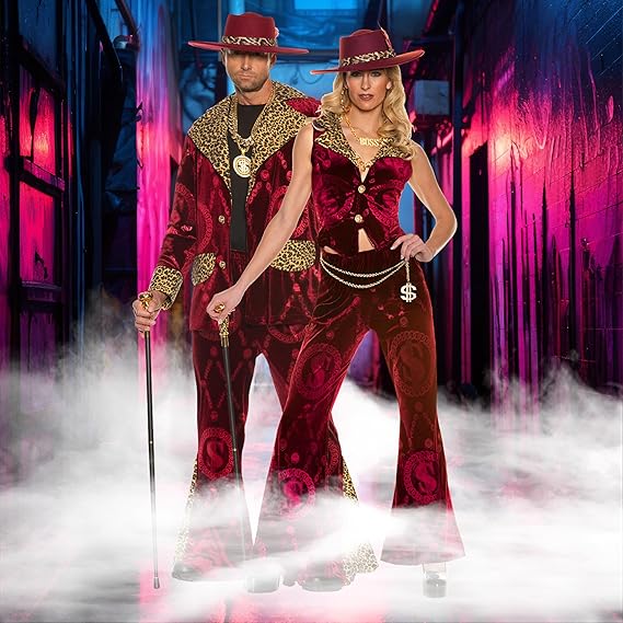Sexy Top Dollar Costume Costume Women, Red