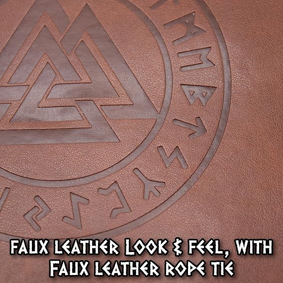 Viking Warrior Arm Guards, Brown