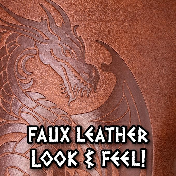 Dragon Warrior Double Shoulder Pauldrons, Brown