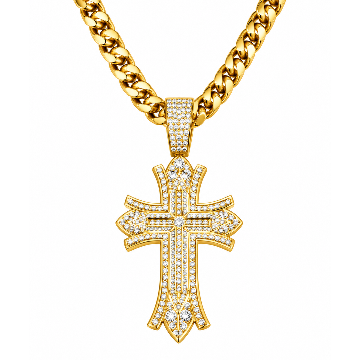 Gold Costume Cross
