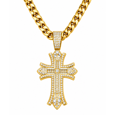 Gold Costume Cross