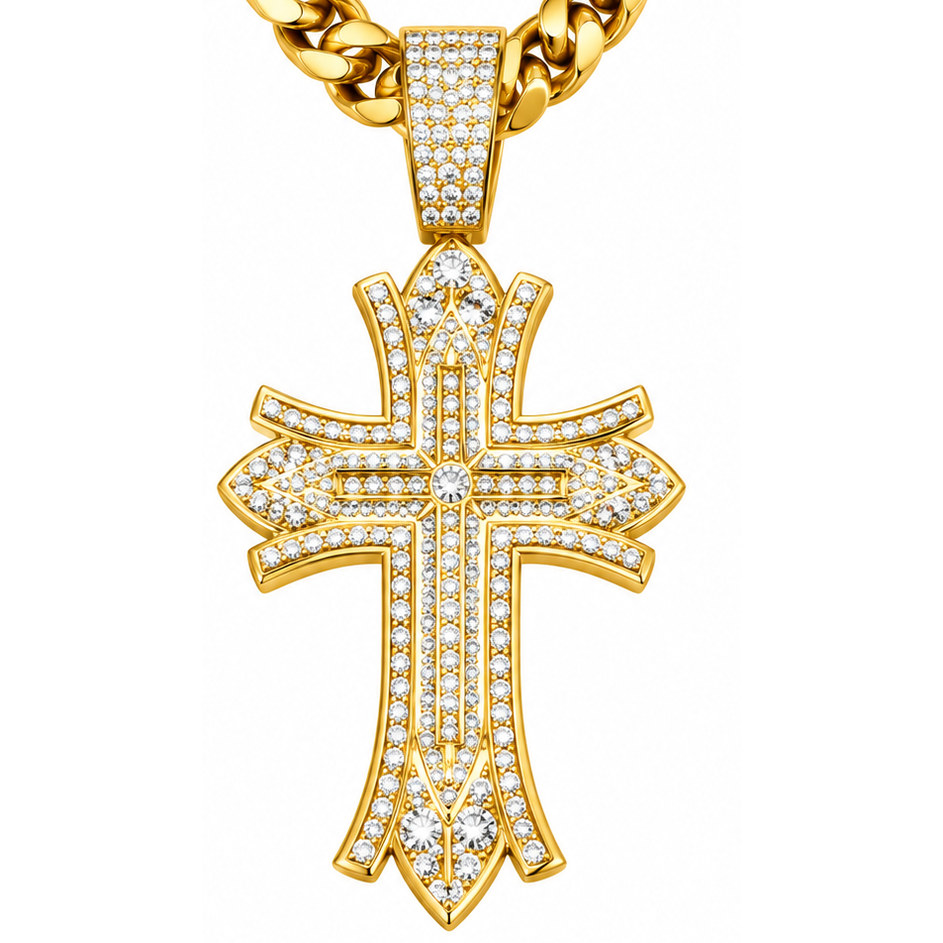 Gold Costume Cross