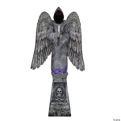  Realistic 96 Cemetery Angel Animated Prop with Lifelike Features and Sound Effects