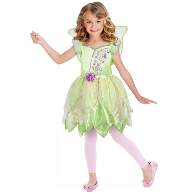 A beautiful and whimsical Garden Fairy Girls Costume adorning a child