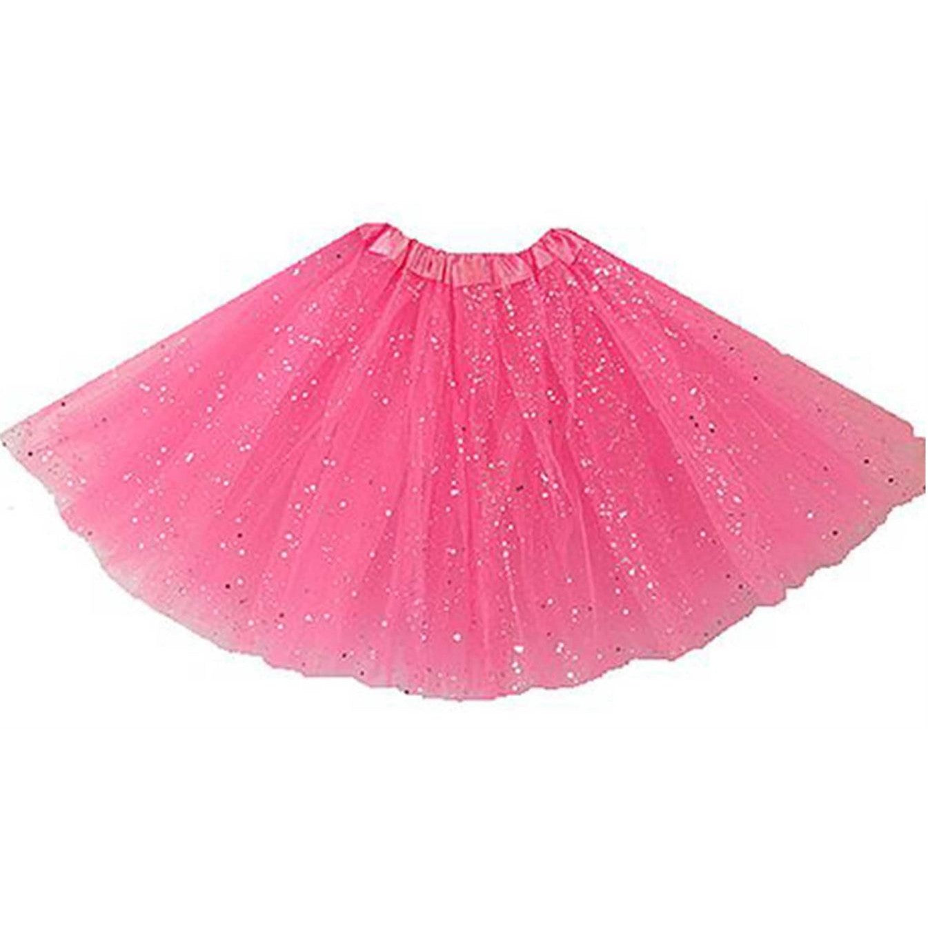 Hot Pink Glitter 4 Layer Tutu 40cm
