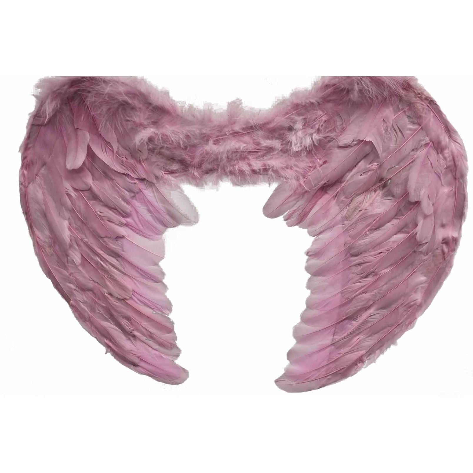Pink Feathered Angel Wings 80cmx60cm