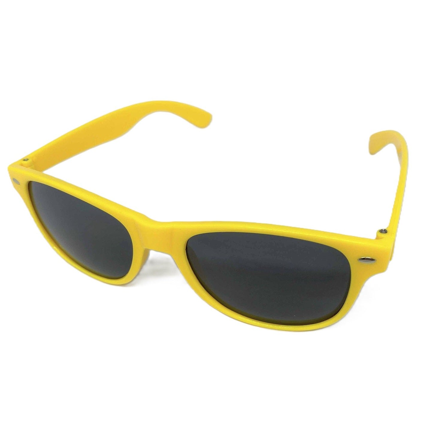 Yellow Party Glasses with Black Lenses