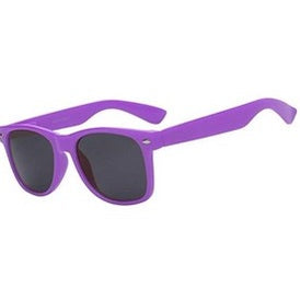 Purple Party Glasses with Black Lenses