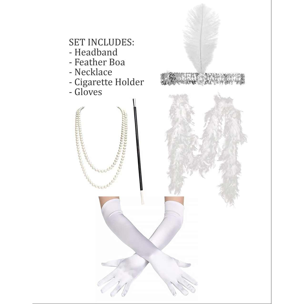 White Flapper Kit (5PCS)