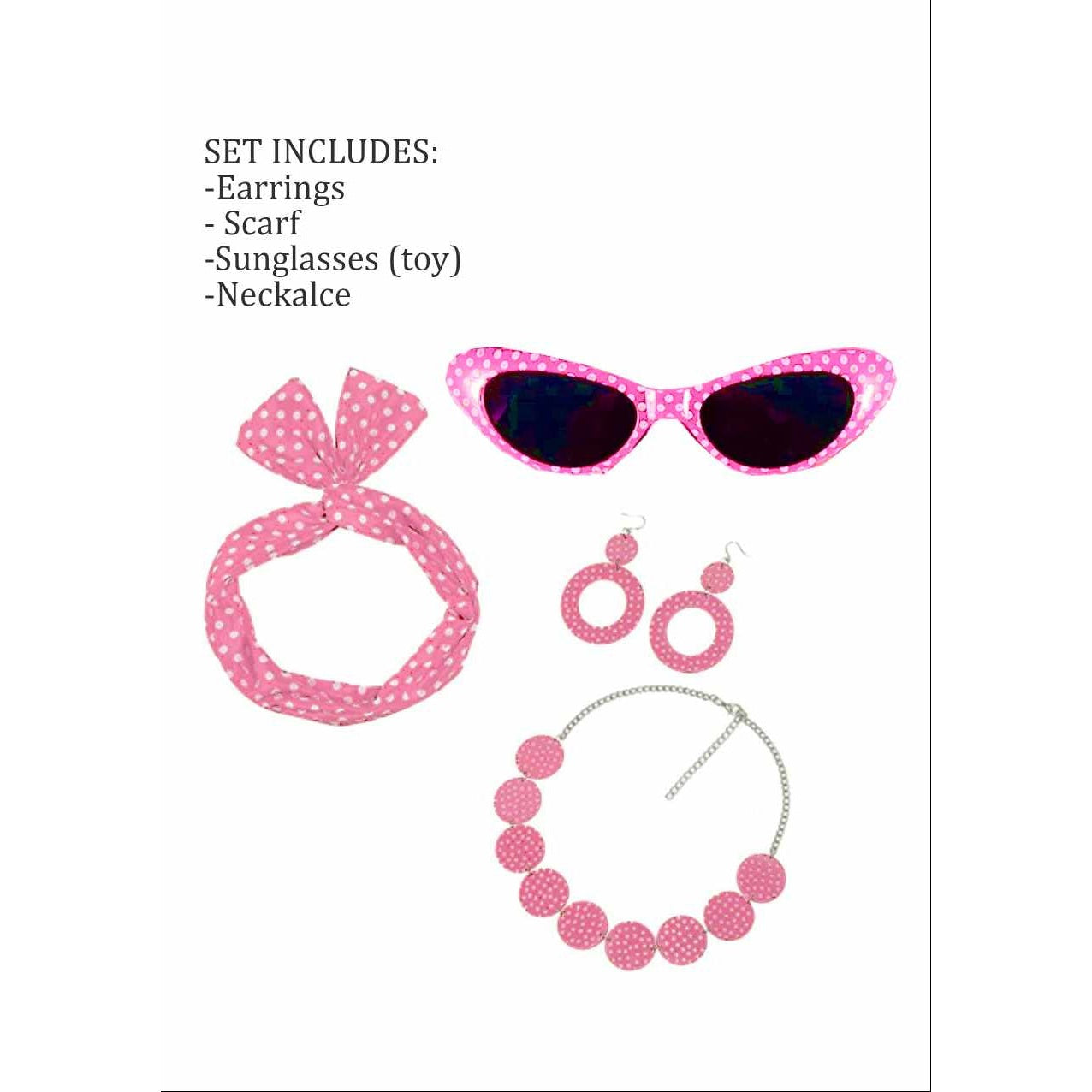 50'S Pink Kit( 5PCS)