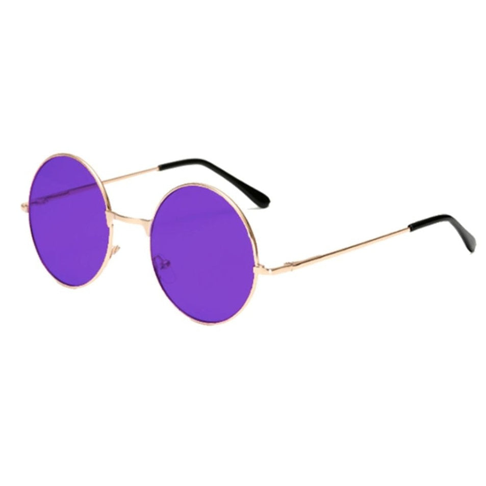 Purple Hippie Glass Lens Sunglasses