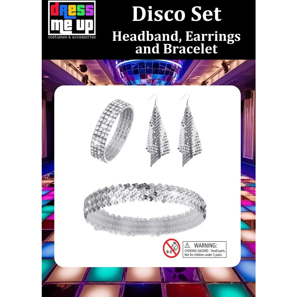 Disco Silver Set 3pcs