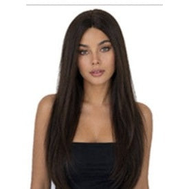 'Billie' Wig – Long Dark Chestnut Brown-Allaura Fever Dream