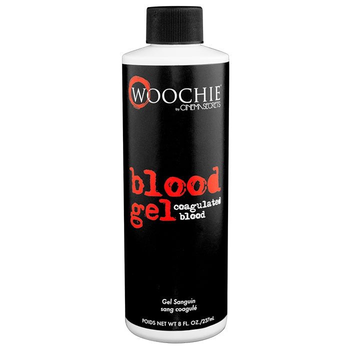 Alt text: 8 ounce bottle of realistic-looking blood gel perfect for special effects makeup