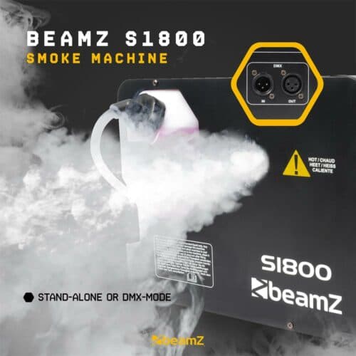 Beamz S1800 DMX Smoke Machine with Timer