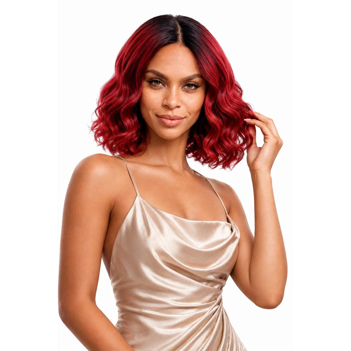Fever Dream Gigi Fashion Wig, Red/Black
