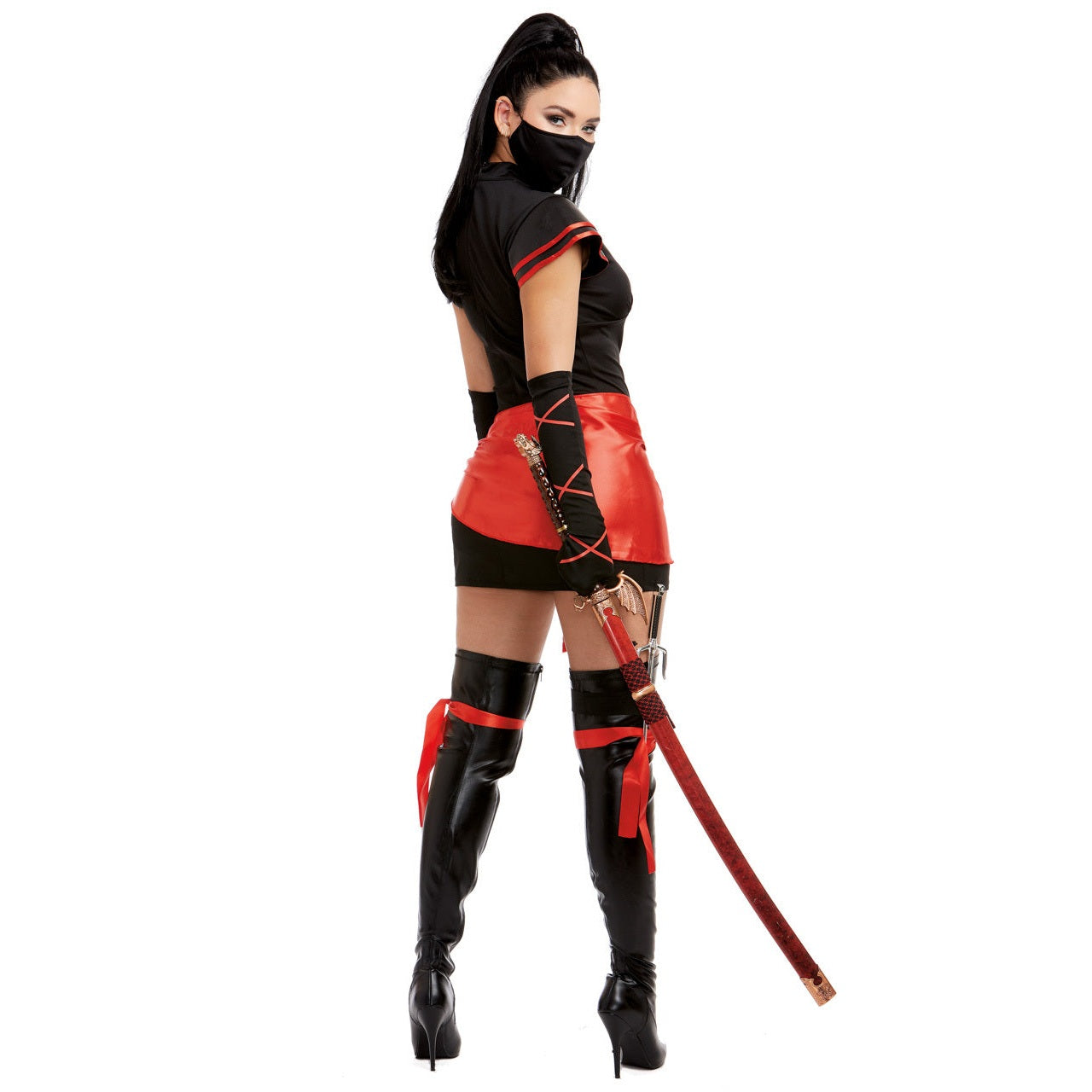 Masked Ninja Womens Costume