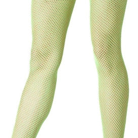 Neon Green Fishnet  Stockings