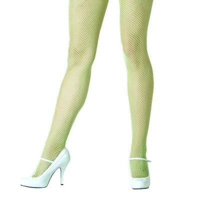 Neon Green Fishnet  Stockings