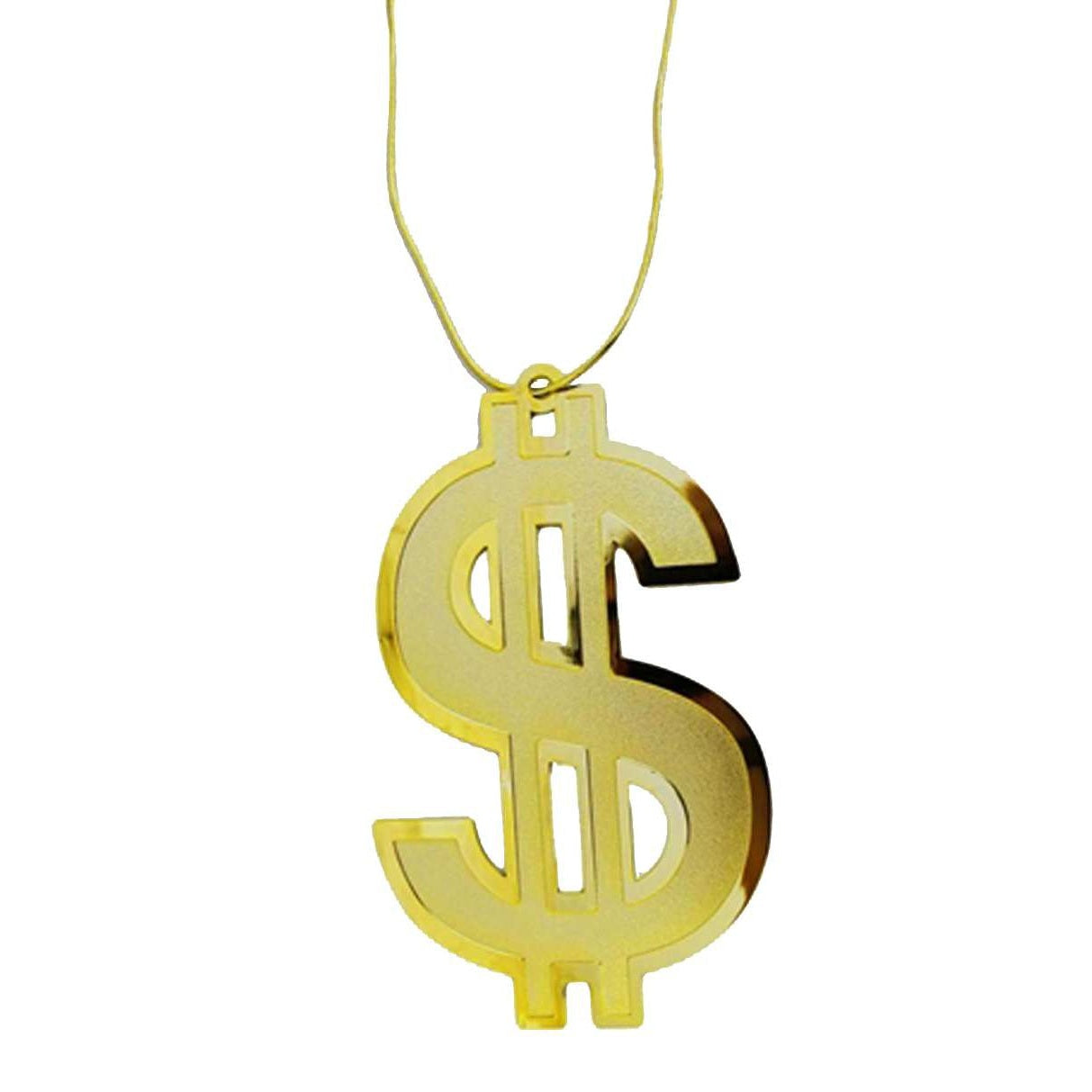 Jumbo Dollar Bling Necklace 24cm
