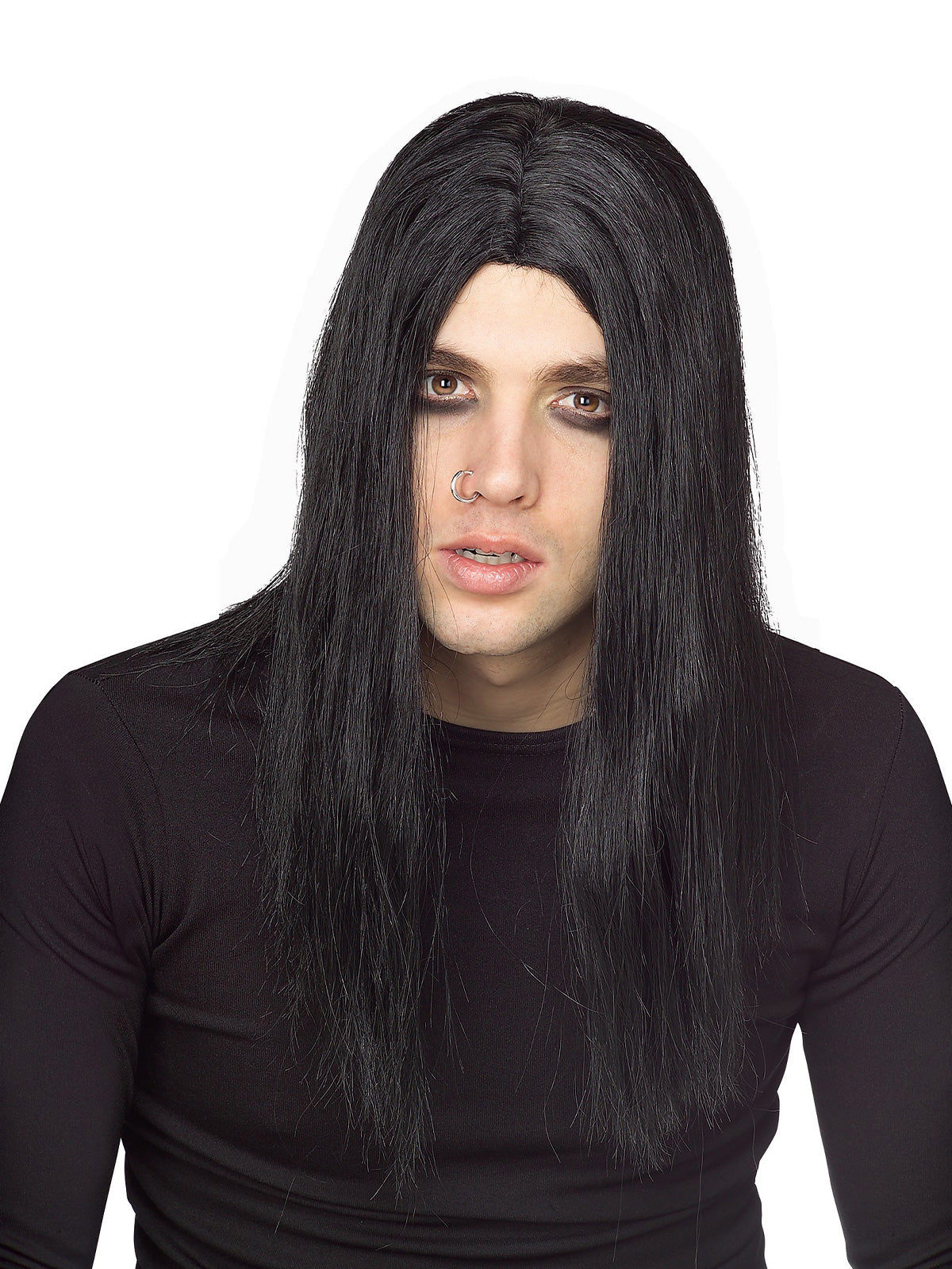 Evildoer Black Wig, Adults
