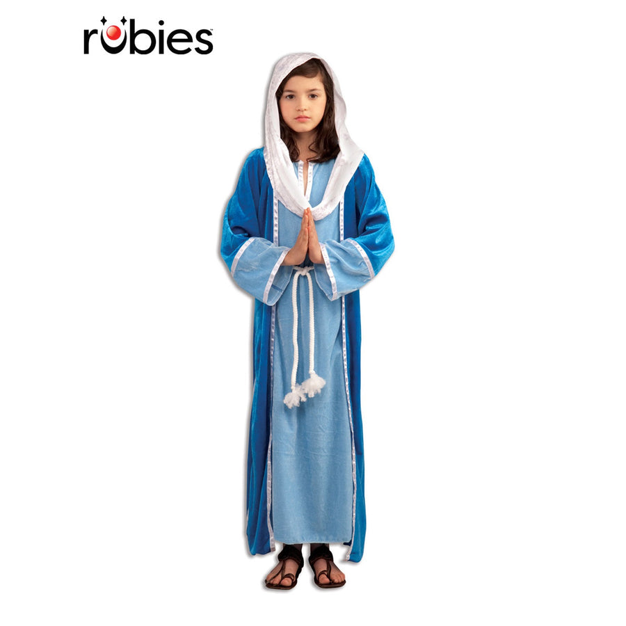 Mary Costume, Child for Halloween and dress-up play, in multiple sizes