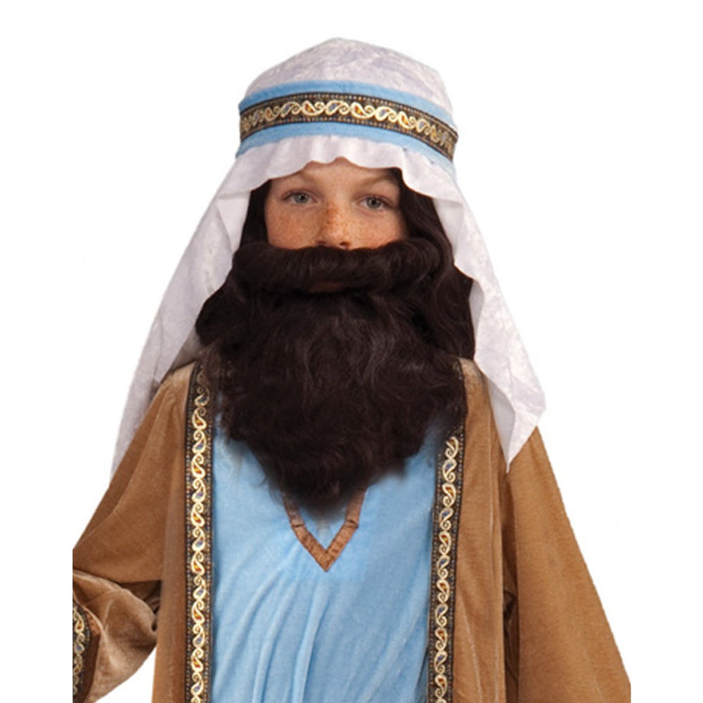 Joseph Deluxe Costume for Child, featuring long colorful robe and headpiece