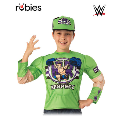 John Cena Costume Top And Hat Child 6+