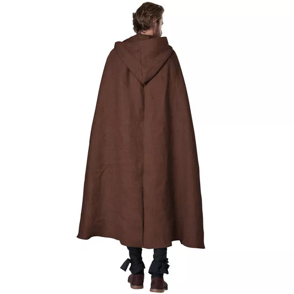 Hooded Cloak, Brown, Adult
