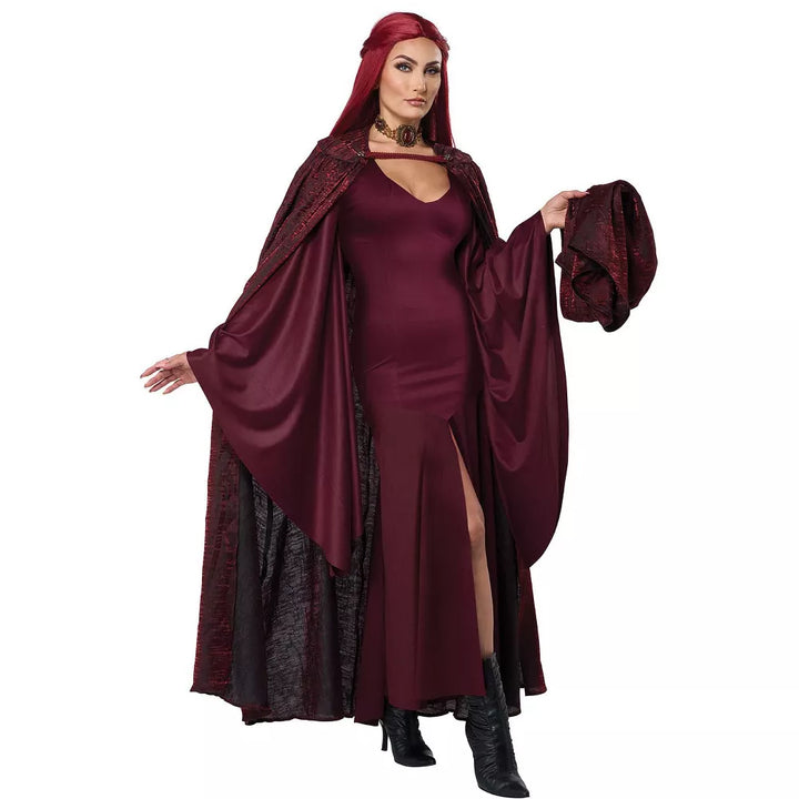  The Red Witch Women's Costume, perfect for Halloween with its dramatic and striking look