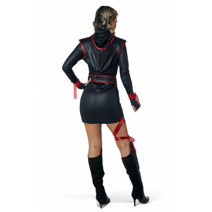 Red Fury Ninja Adult Women Costume