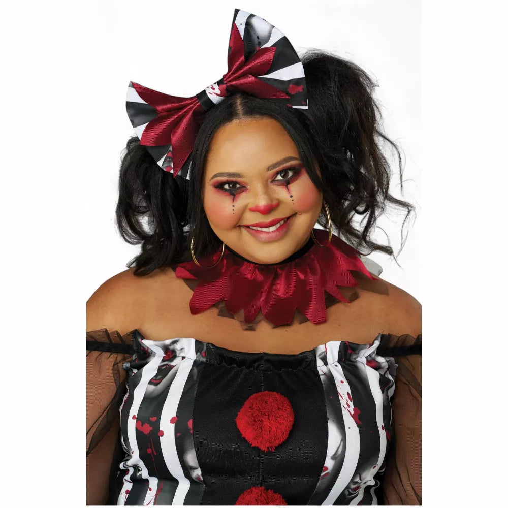 Savage Clown Women Plus Size Costume