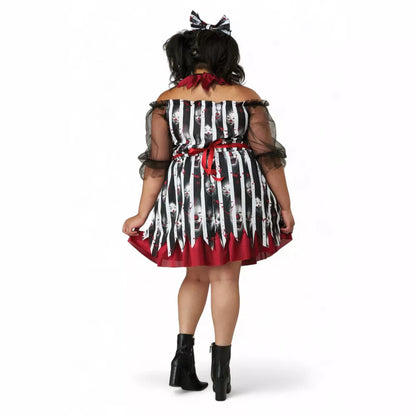 Savage Clown Women Plus Size Costume