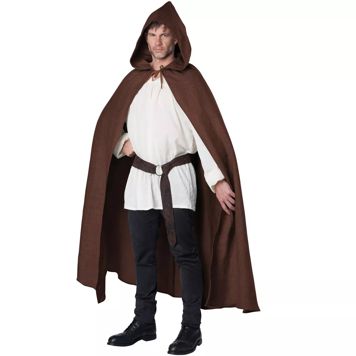 Hooded Cloak, Brown, Adult