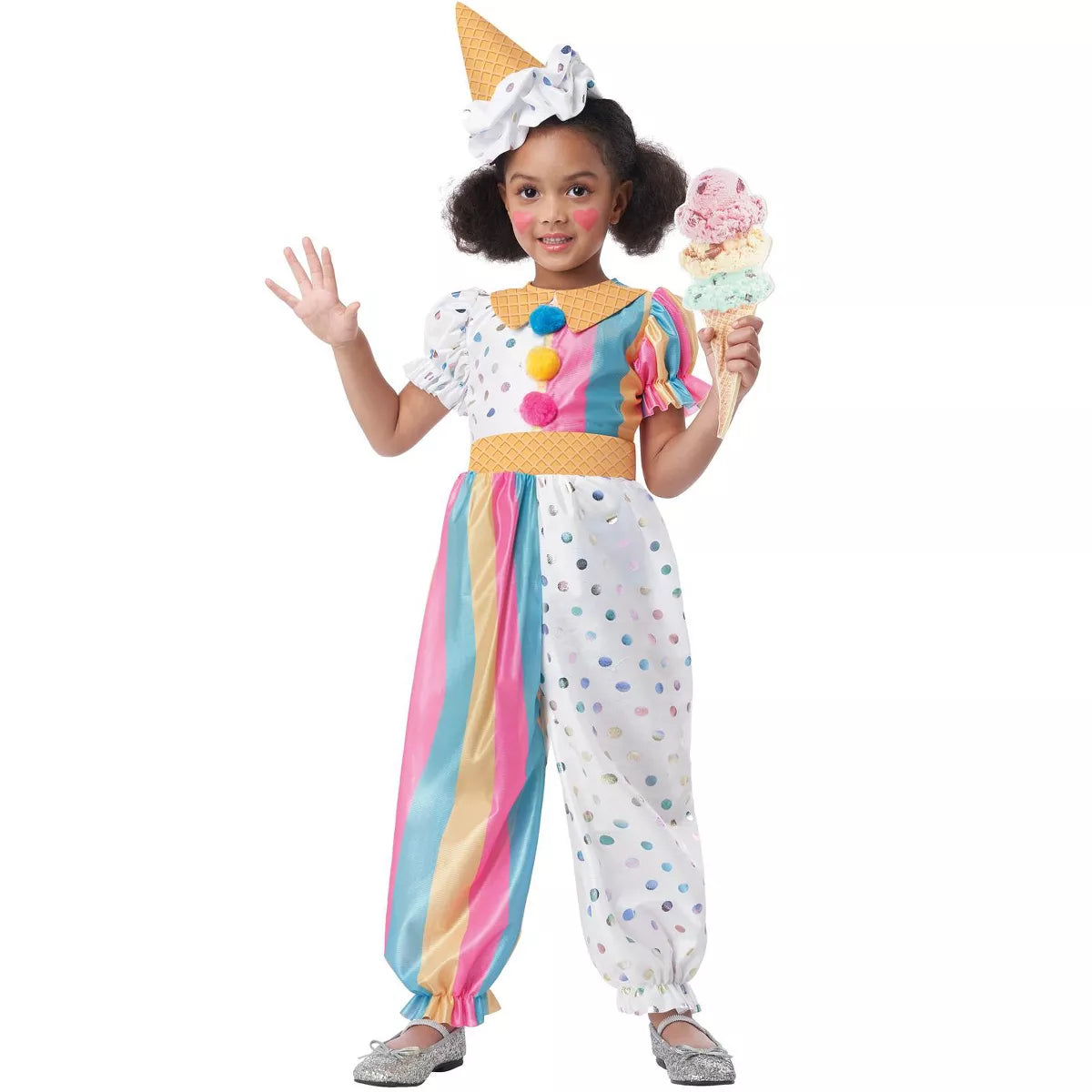 Sweet Treats Clown Toddler Costume