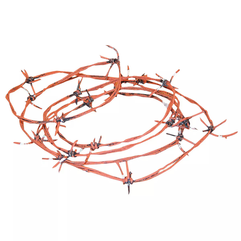 Genuine, weathered 100' barbed wire for vintage-inspired home decor