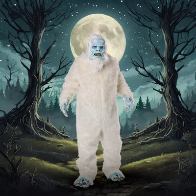 Deluxe Abominable Snowman With Premium Fur Adult Costume