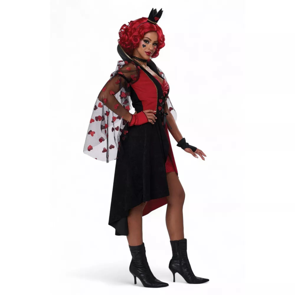 Red Queen Cosplay Dress, Adult