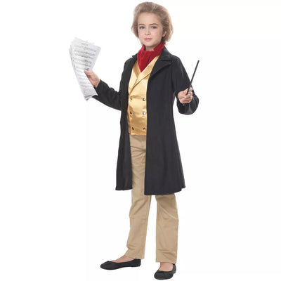 Kids' Beethoven Musician Costume for School Play or Dress-Up