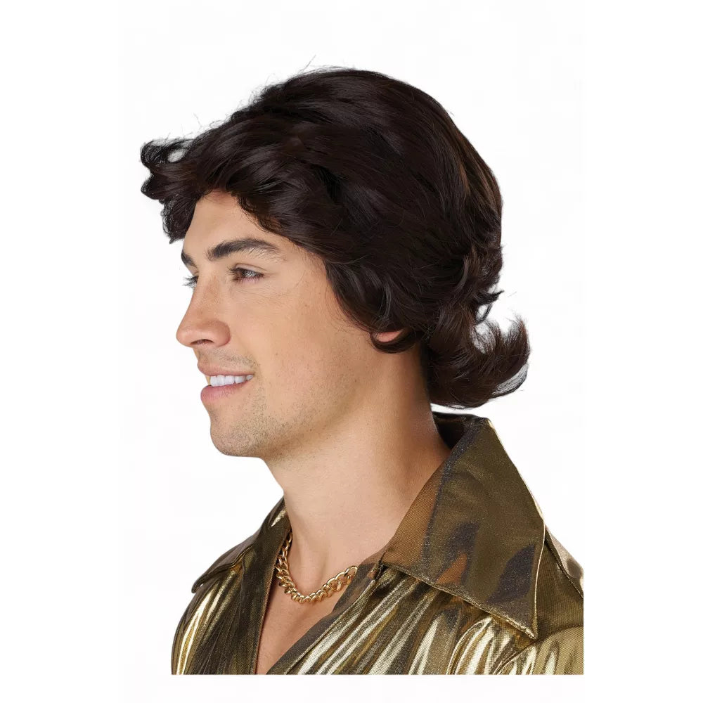70's Feathered Flashy Adult Wig