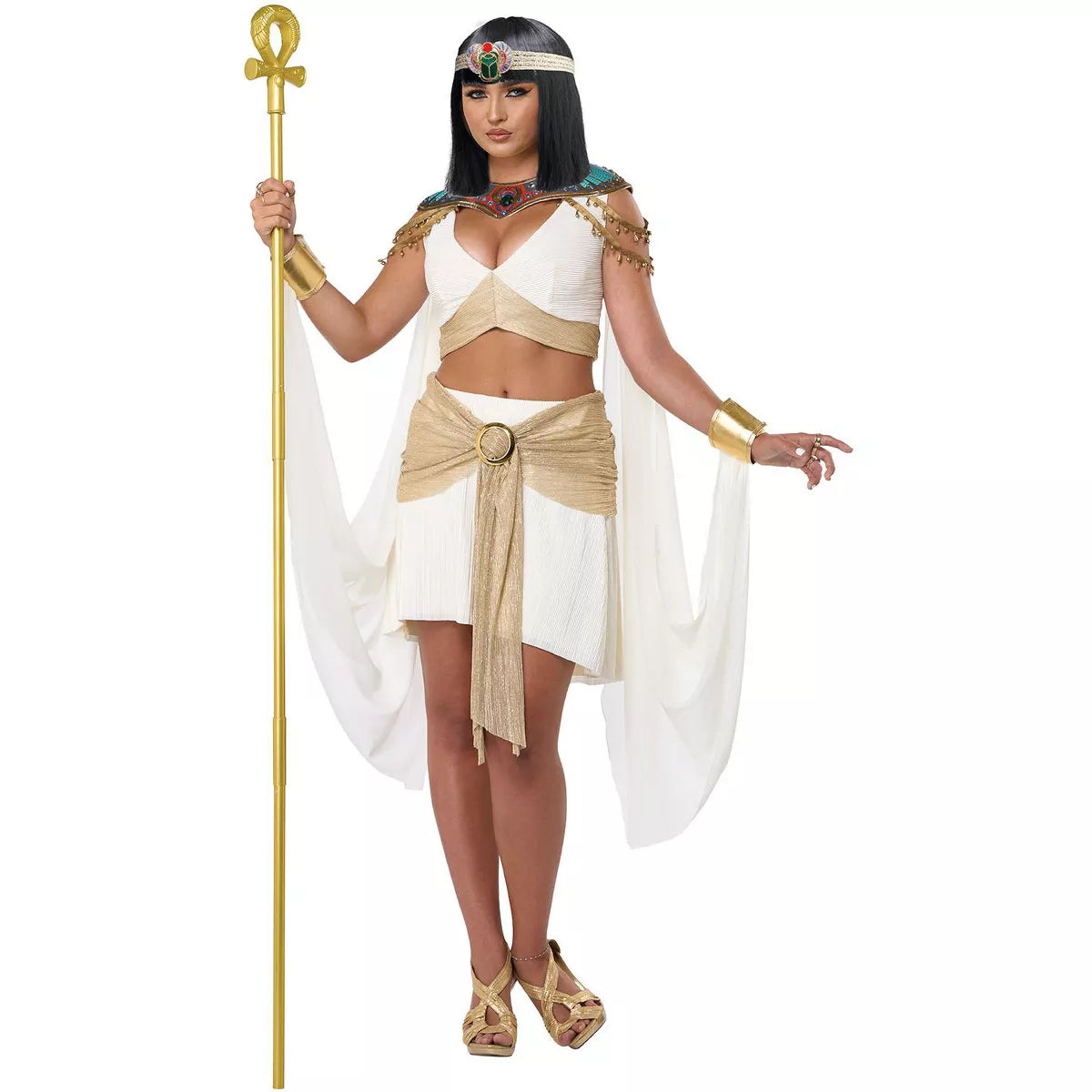 Queen Cleopatra Women's Costume, a stunning and regal outfit for Halloween