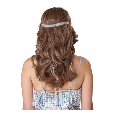 70's Feathered Fun Adult Wig (Brown)