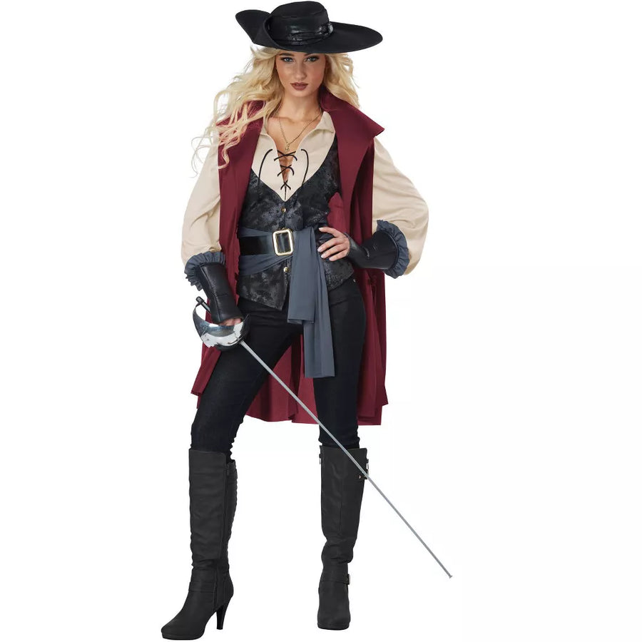 Lady Musketeer Women's Costume.