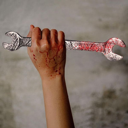 15 Inch Foam Blood Splattered Wrench