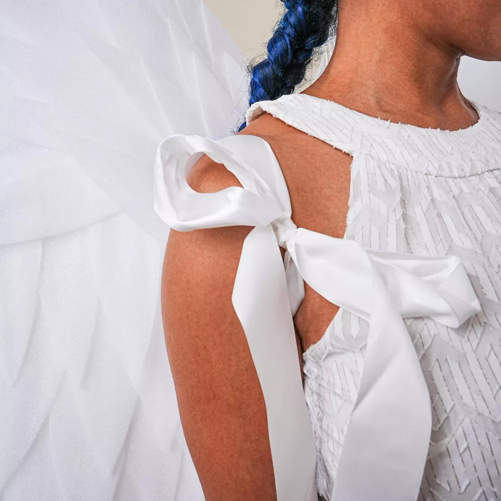 White Full Length Angel Wings Adult
