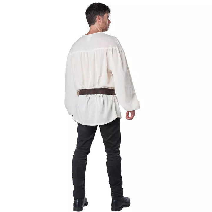 Renaissance Peasant Shirt Adult Costume (Beige)