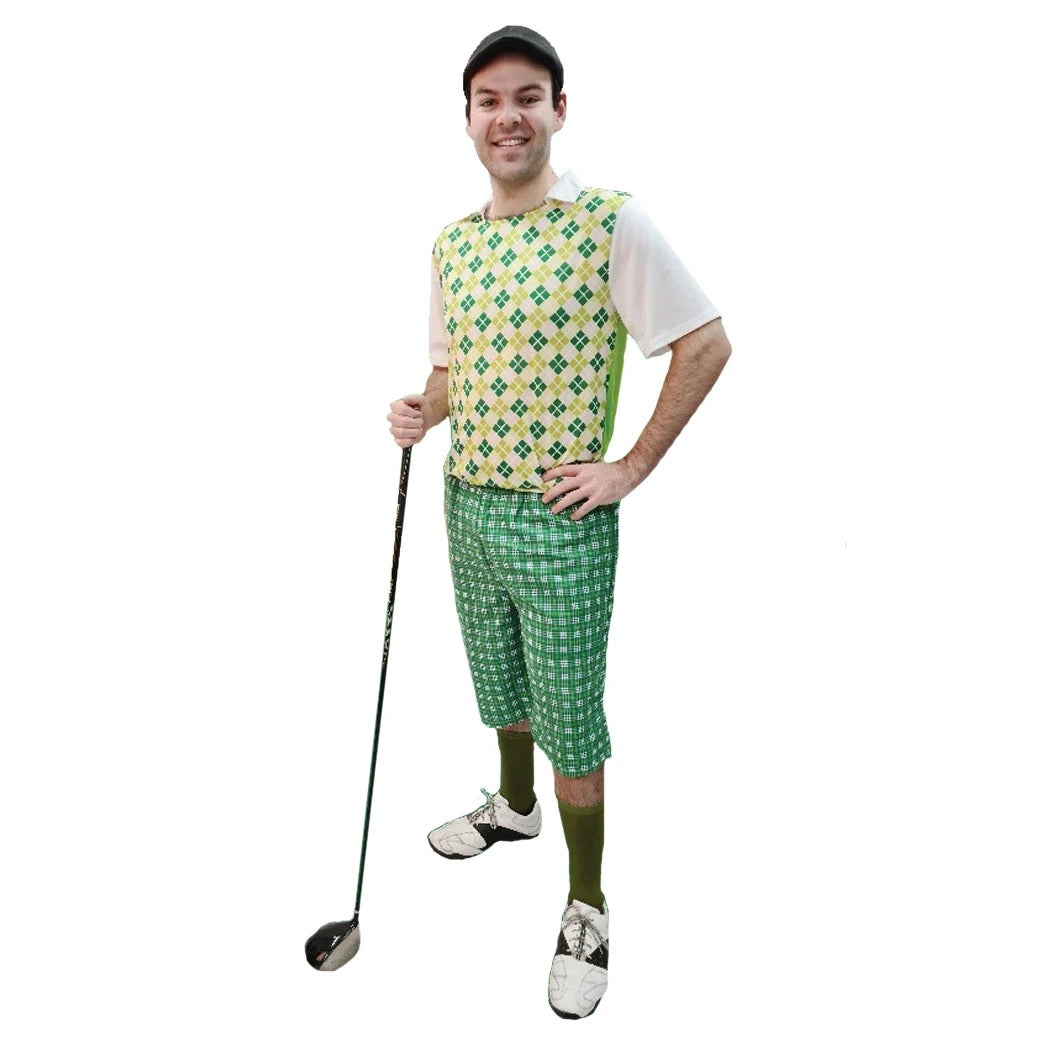 Golf Pro Green Costume, Adult