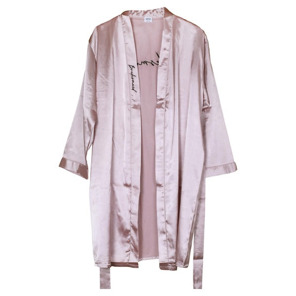 A pink Ginger Ray Bridesmaid Dressing Gown Robe, perfect for hens party