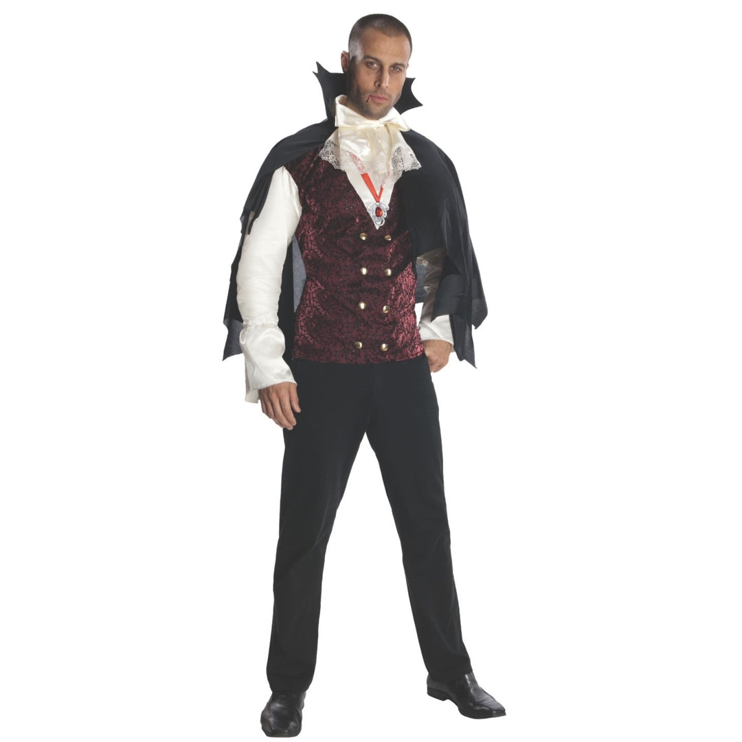 A spooky and elaborate Vampire Deluxe Costume Size Std for Halloween